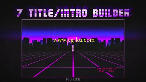 80年代时尚复古标题动画包AE模板 Videohive 80's Retro Megapack 17025429的图片4