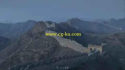 从左到右长城实拍视频素材的图片2