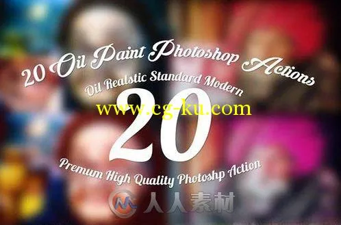 20款油画效果PS动作20-Oil-Paint-Photoshop-Actions的图片3