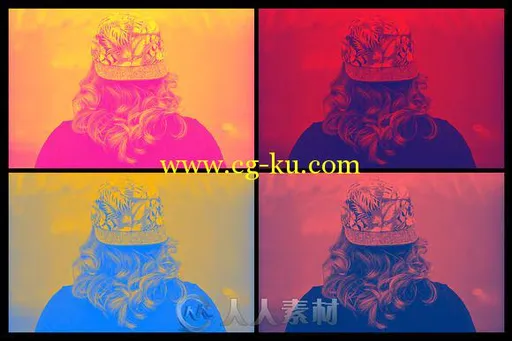 30款创意颜色调色PS动作Duotone_Actions的图片2