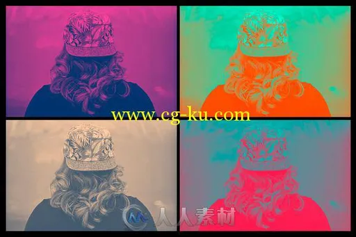30款创意颜色调色PS动作Duotone_Actions的图片3