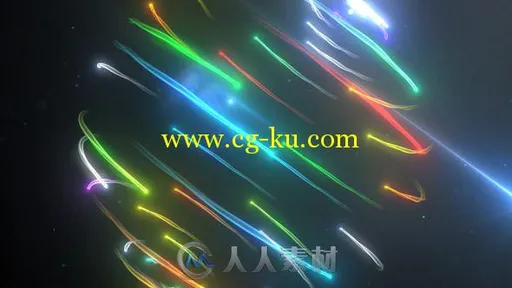 时尚光线环形拖尾球形标志显示LOGO演绎AE模板 Videohive Light Sphere Logo Revea...的图片1