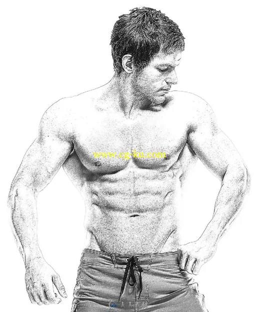 5款绘画特效PS动作5 Sketch Effects - Photoshop Actions的图片5