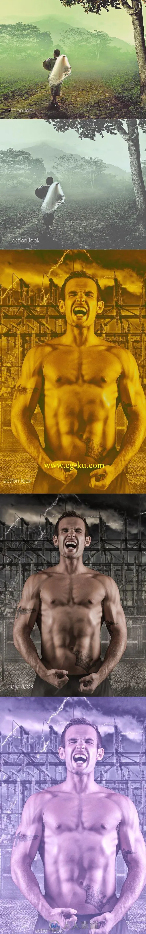 50款电影级照片处理PS动作-16937895-50-cinematic-photoshop-action的图片1