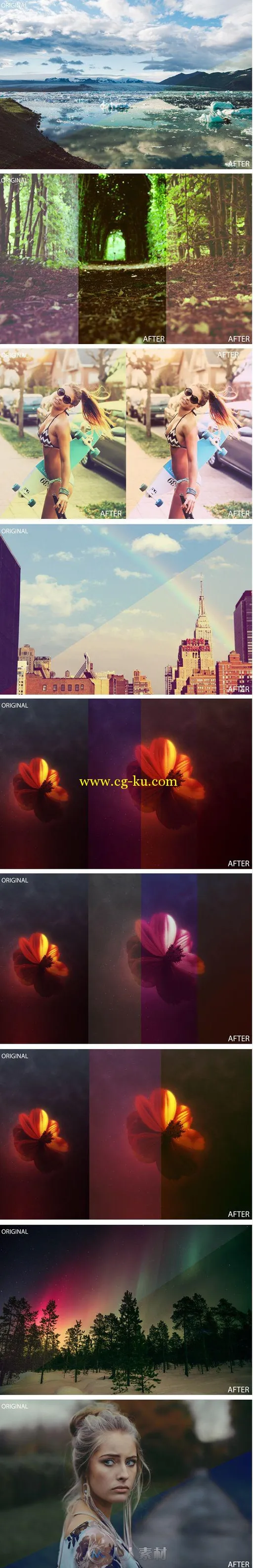 20款颜色特效PS动作20 color effects action的图片1