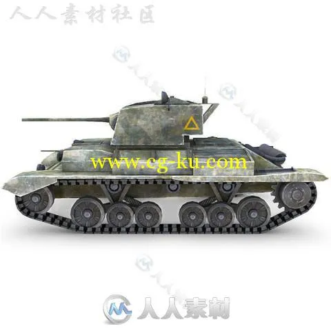 A10巡洋舰Mk II坦克陆地车辆模型Unity3D素材资源的图片12