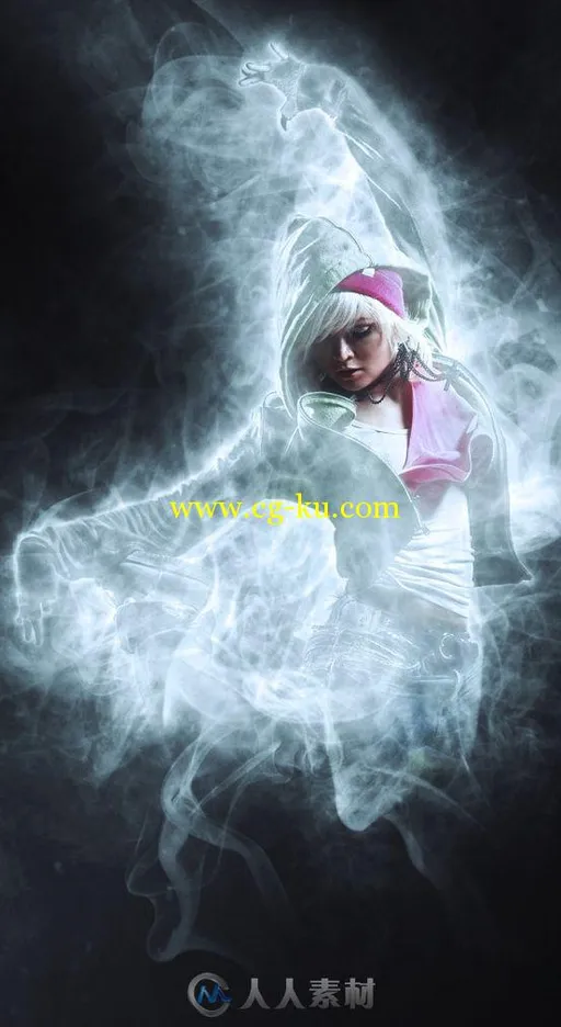 烟雾缠身特效PS动作graphicriver-17530990-smoke-photoshop-action的图片3