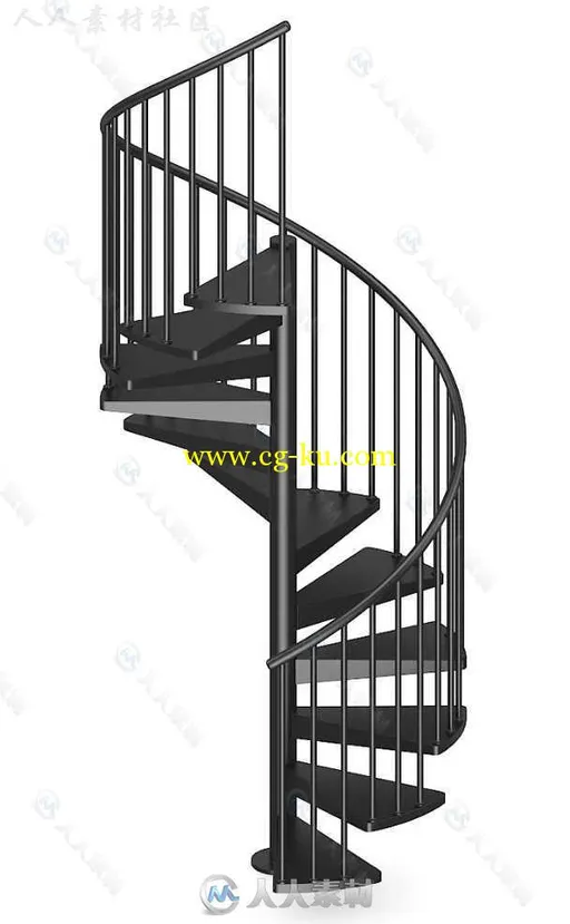 30组楼体室内家具设计3D模型合辑 CGAXIS VOL 42 STAIRS + RENDER SCENE的图片12