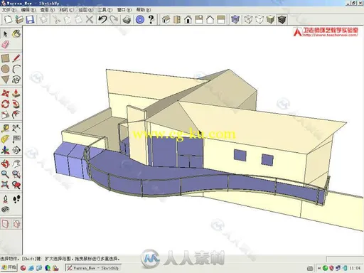 草图大师 SketchUp从入门到高级实例视频教程详解（园林）的图片1