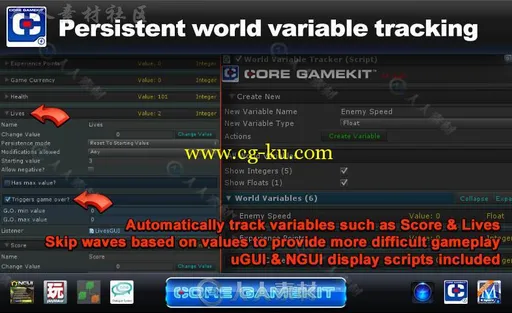 Core GameKit游戏工具编辑器扩充Unity素材资源的图片1