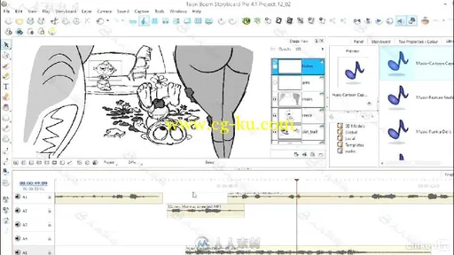 Toon Boom Storyboard分镜绘制全面核心训练视频教程 Toon Boom Storyboard Pro Ess...的图片2
