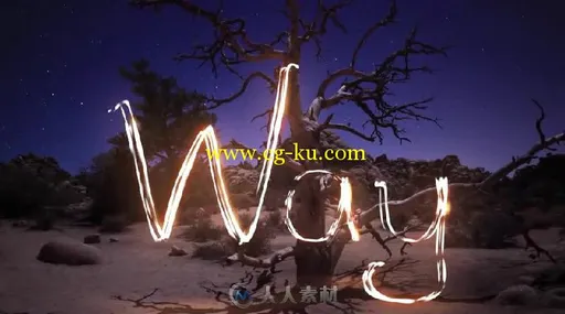 光线绘制动态字母数字符号标题动画AE模板 Videohive LightTrails Alphabet 127...的图片3