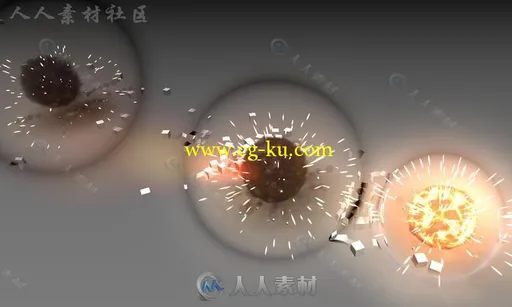 火球爆炸特效着色器Unity素材资源的图片2