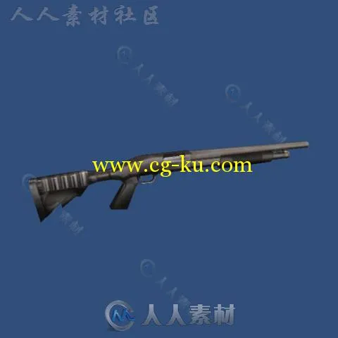 30个Low Poly枪包（UFPs兼容）武器道具模型Unity3D素材资源的图片1
