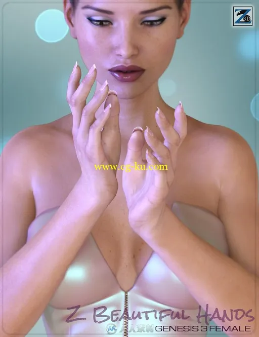 DAZ3D精美手势手指手腕姿势3D模型合辑的图片1