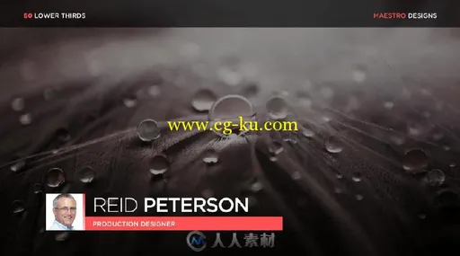 60款视频屏幕下方文字字幕标题动画AE模板 Videohive 60 Lower Thirds 18221466的图片4