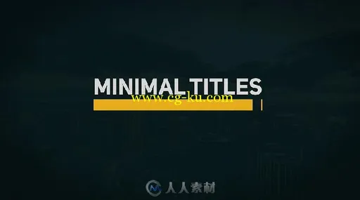 20个简单迷你的标题排版动画AE模板 Videohive 20 Minimal Titles 17739449的图片4