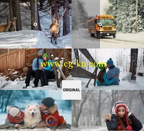 冬日来临照片调色lightroom预设Welcome Winter Lightroom Presets的图片2