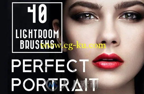 40款女性照片完美调色lightroom预设40 Lightroom Portait Brushes的图片3