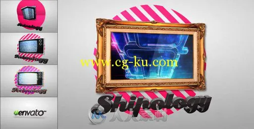 创意圆形图案展开弹出视频AE模板 Videohive Pop-Up Video Displays 280055的图片2
