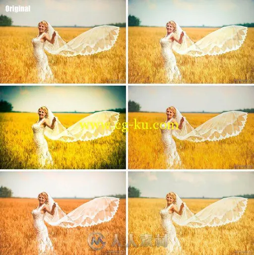 45款新婚纱照表现lightroom预设CM - 45 bride wedding Lightroom Presets 716120的图片1