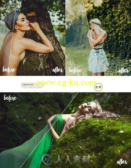 20款靓靓丽迷人女性照片调色lightroom预设The Muse 20 Lightroom Presets的图片1