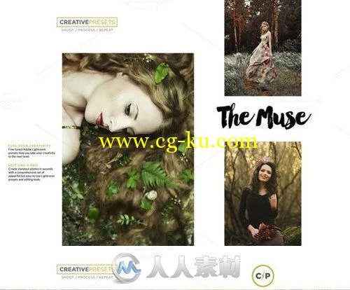 20款靓靓丽迷人女性照片调色lightroom预设The Muse 20 Lightroom Presets的图片3