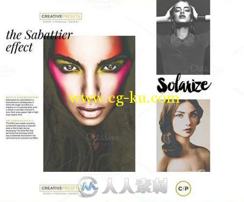 50款快速曝光女性照片调色lightroom预设50 Solarize Lightroom Presets的图片2