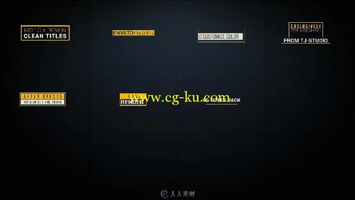90个优秀的文字字幕标题动画AE模板 Videohive 90 Animated Titles 18205129的图片8