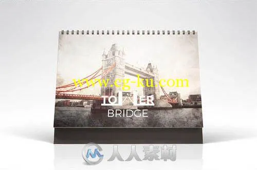 桌面台历展示PSD模板desk-calendar-mock-ups-vol-1的图片2