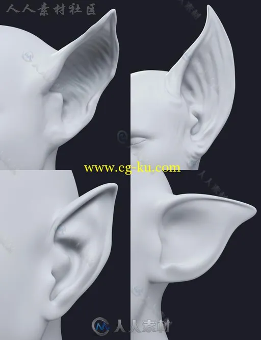 恐怖的不死生物女性3D模型合辑的图片5