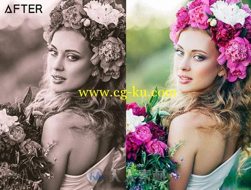 50款婚礼照片电影级调色lightroom预设50 Film Wedding LR Presets的图片3