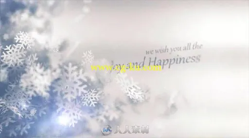 冬季圣诞节美丽粒子LOGO演绎AE模板 Videohive Christmas Winter Rapsody的图片2