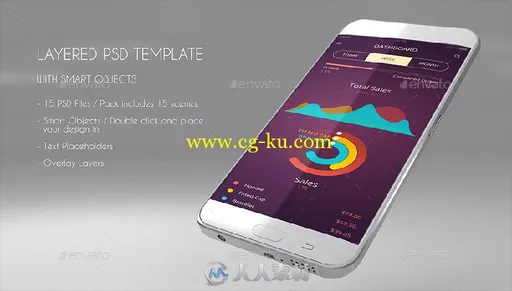 15款定制版应用展示PSD模板White App Promo MockUps Pack (Main Files)的图片8