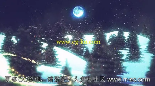 梦幻神奇粒子画笔圣诞节幻灯片AE模板 Videohive Christmas 18843808的图片2