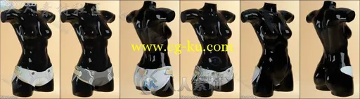 未来女性时尚科幻的服装3D模型合辑的图片13