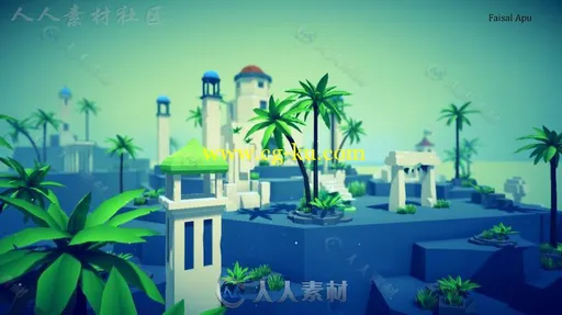 美丽的被遗忘的岛屿幻想环境模型Unity3D素材资源的图片8