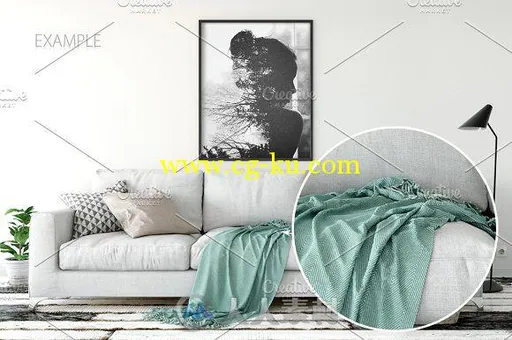 创意墙纸展示PSD模板Wall Mockup - Bundle Vol. 1的图片22