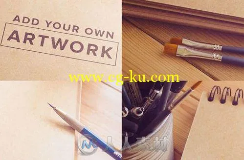 4款绘画笔记本展示PSD模板4.Sketchbook.PSD.MockUp.121116的图片3