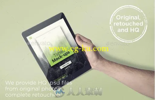 黑色9.7寸ipad展示PSD模板ipad-mock-up-brending-templates-13647848的图片2