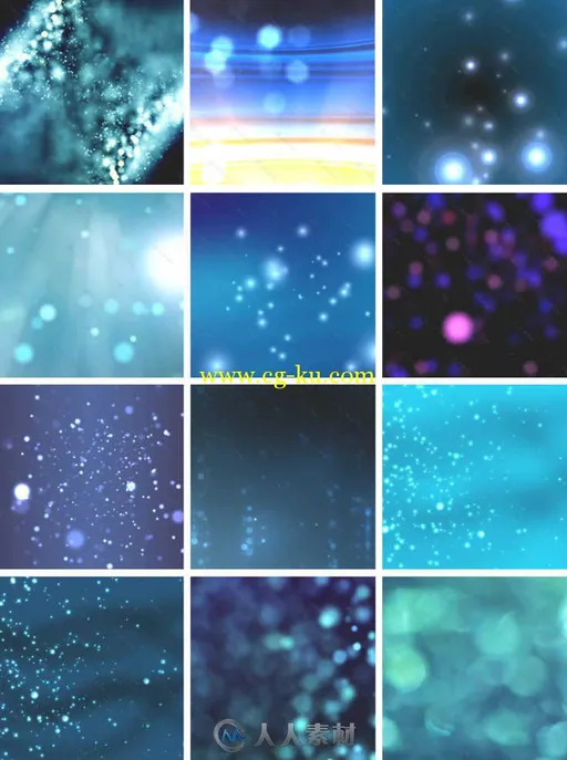 40组多彩融合粒子高清循环背景视频素材合辑 VIDEOSTANZA BOKEH HD BACKGROUNDS的图片1