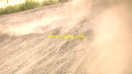 特写山地摩托车过弯道轮胎视频素材的图片3