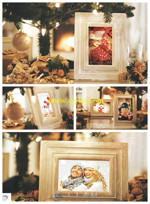 完美神奇的圣诞节幻灯片相册动画AE模板 Videohive Christmas Moments 19052514的图片3