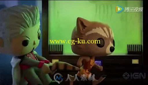 萌值爆表：当“火箭浣熊”和“树人”遇上Funko的图片3