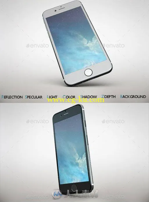 12款苹果IPHONE7展示PSD模板的图片1