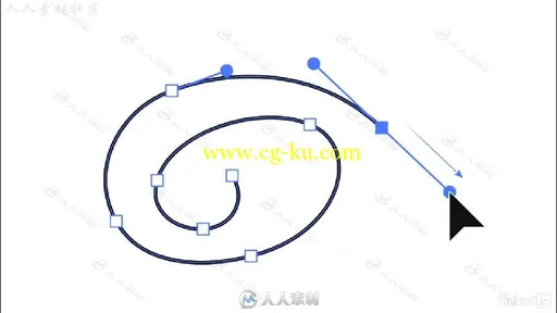 Adobe平面软件画笔工具精通训练视频教程 Adobe Pen Tool Mastery的图片1