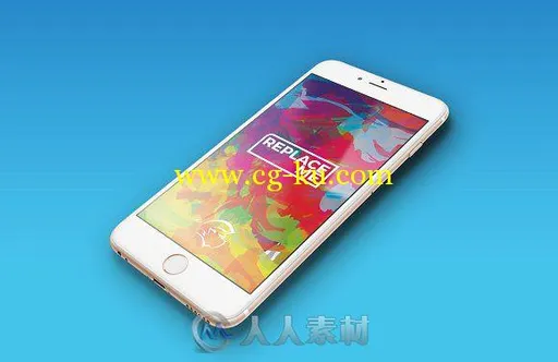 4款iphone真实展示素材PSD模板的图片1