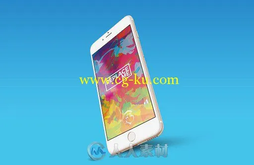 4款iphone真实展示素材PSD模板的图片2