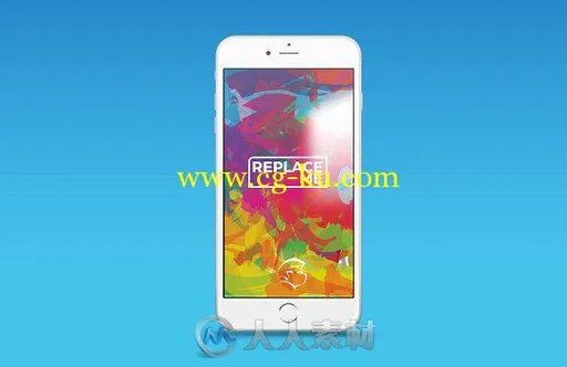 4款iphone真实展示素材PSD模板的图片3