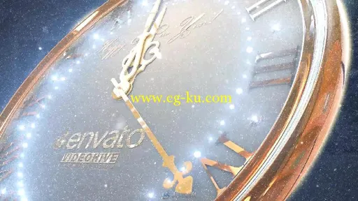 2017鸡年新春晚会企业年会下雪绚丽钻石倒计时AE模板的图片3